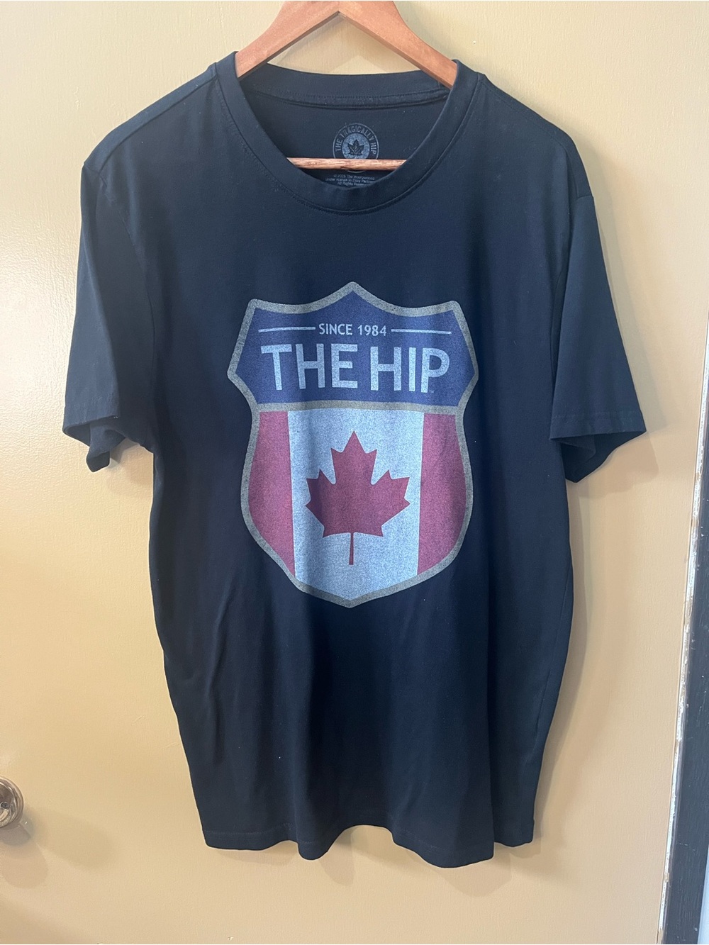 Men’s Black Graphic Tee The Tragically Hip Larage